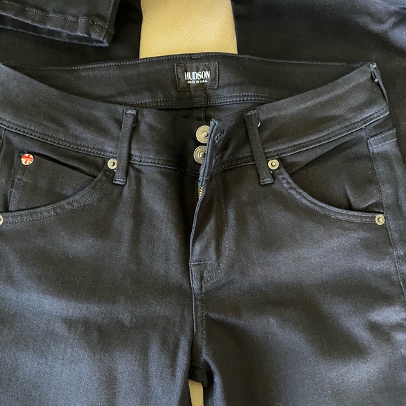 New unworn no tags Hudson black jeans - Picture 2 of 3
